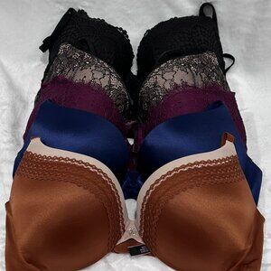 EUC - Victoria's Secret - Lot of 5, 34D, Very Sexy Push-up